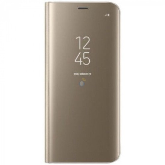 FLIP COVER "CLEAR VIEW" HUAWEI Y6 2019 DOURADO